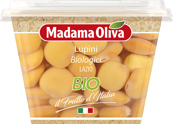 Lupini-Biologici-Lazio Frutto-d'Italia-Madama-Oliva