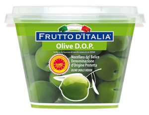 Olive-Nocellara-del-Belice-D.O.P.-dolci verdi-Frutto-dItalia-Madama-Oliva