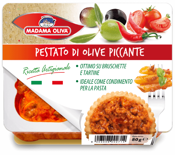 Pestato-di-Olive-Piccante-linea-pestati-Madama Oliva