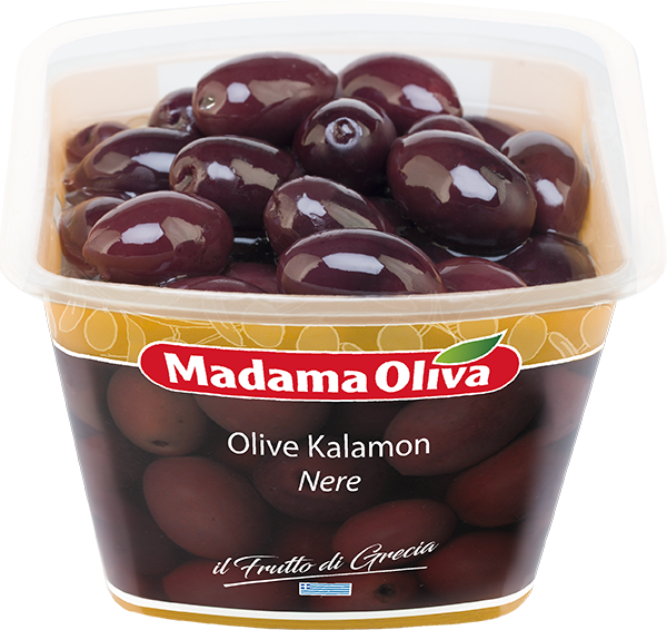 Olive-Kalamon-nere Frutto-di-Grecia-Madama-Oliva